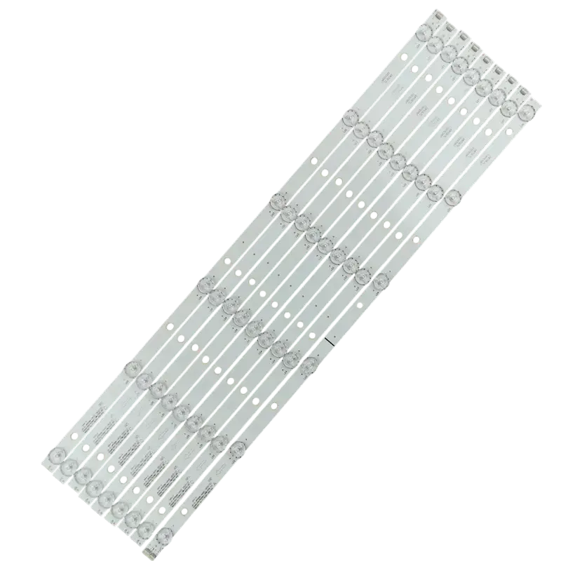 Kit de Barras LED Compatible con Televisores CELED95966 en vista superior, repuesto de iluminación eficiente y de alta calidad.