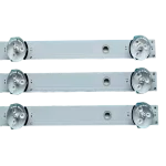 Conjunto de barras LED compatibles con televisores CX40P28FSM y CX40N1FSM, con lentes difusores de luz.