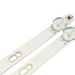 Detalle del Kit de Barras LED compatible con HYLED3239INTM, HYLED3215INT2, K-LED32HDSNT2, NEX32INT e IBG326AN. Lentes ópticas y conectores de alta precisión.