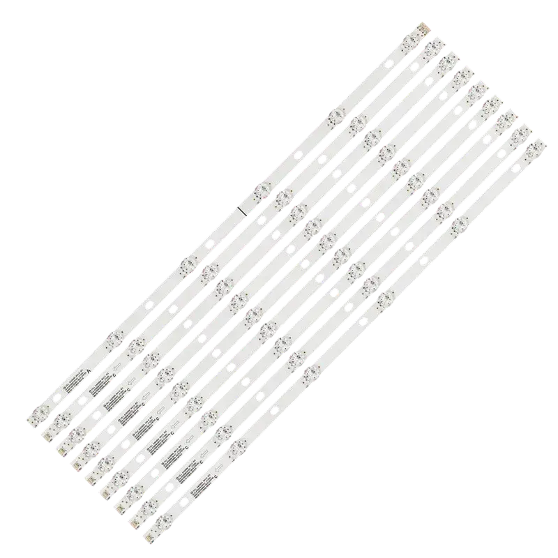 Kit de barras LED para televisores HYLED5518iNTM, HYLED55181WTM, iluminación uniforme y eficiente.