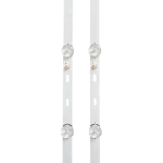 Detalle del Kit de Barras LED SV3220S, mostrando lentes LED y conectores para televisores compatibles.
