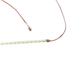 Detalle de Kit de Barras LED compatible con televisores SYLED4010F, SYLED4020i, OLED4010, SG40LED, HYLED401E, HYLED401iNT, HYLED40D1, OLED403W, HYLED40C380 y SYLED4020F, con conector de instalación.