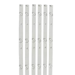 Kit de Barras LED para TC-43ES630H y TC-43DS630H – Vista Vertical Kit de Barras LED compatible con televisores TC-43ES630H y TC-43DS630H, mostrando su distribución vertical y lentes LED.