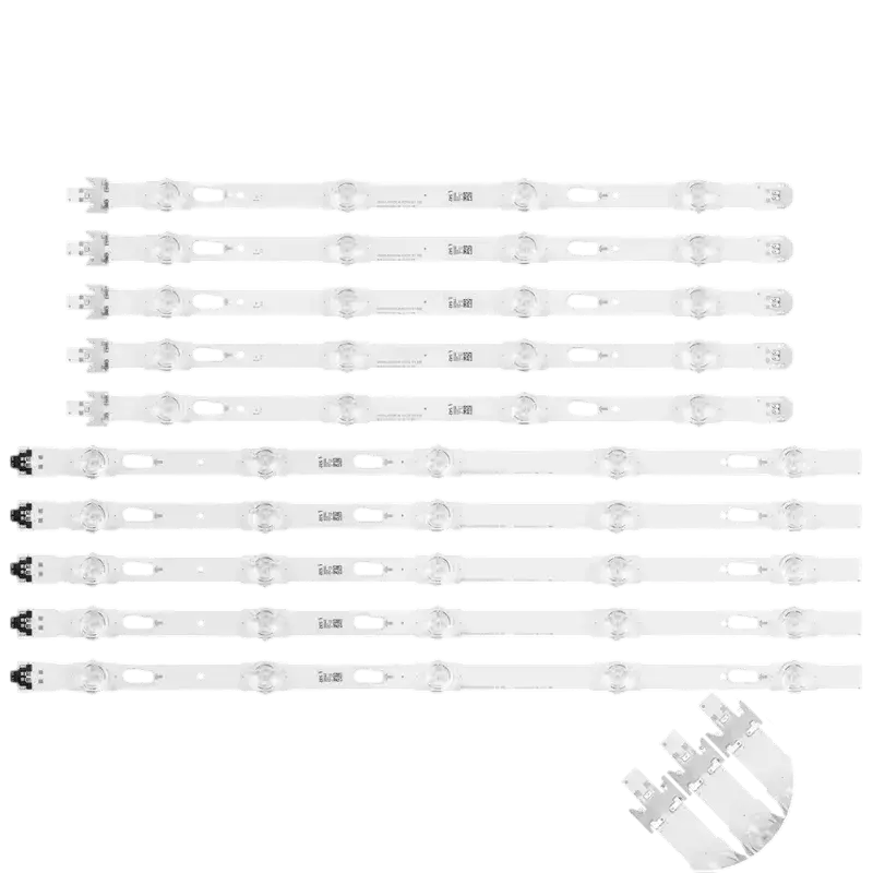 Kit de Barras LED compatible con televisores UN40KU6000KXZL [FA01] y UN40JU6100KXZL [VH03], iluminación uniforme y de alta calidad.