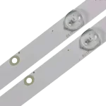 Primer plano del Kit de Barras LED (V1) CLED-32DV01, resaltando los lentes LED y detalles de fabricación.