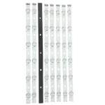Kit de Barras LED (V1) para televisores K-LED39FHDN y K-LED39FHDS, con disposición detallada de las tiras LED.