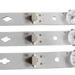 Detalle de conexión del Kit de Barras LED compatible con televisores 43T21, TC-43FS510H, TC-43FS500H, K-LED43FHDSN y LED-43T22-BT.