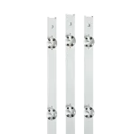 Vista detallada del Kit de Barras LED compatible con (V2) 43UH603T-DB.AWCZLJM y 43UH603T-DB.BWCZLJM. Lentes ópticas de precisión para mejorar la iluminación del televisor.