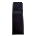 Control remoto Sony RMT-AM330U – Vista trasera. Vista trasera del control remoto Sony RMT-AM330U, mostrando su diseño simple y compartimento para baterías.