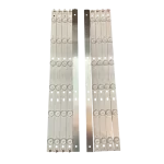 Vista detallada del kit de barras LED 42L31 con lentes ópticas de precisión para mejorar la distribución de luz.