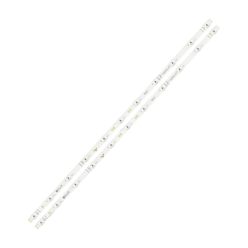 Kit de Barras LED 43A4HV – Iluminación para TV 43″ Kit de barras LED 43A4HV compatible con televisores de 43 pulgadas, con iluminación eficiente y uniforme.