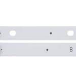 Vista ampliada del kit de barras LED 49LH573T con lentes ópticas de precisión para una mejor distribución de luz.