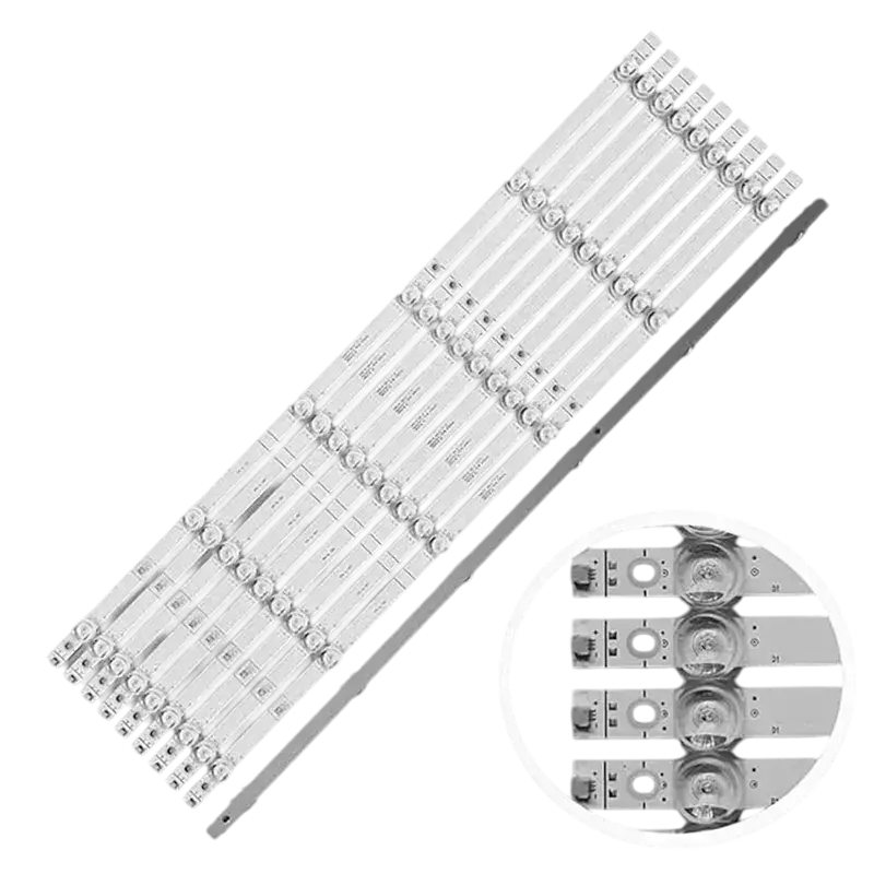 Kit de barras LED para TV Hisense 65H6000FY, diseñado para retroiluminación uniforme.