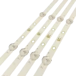 Vista detallada del kit de barras LED 42L31 con lentes ópticas de precisión para mejorar la distribución de luz.