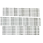 Kit de barras LED para Samsung UN82AU7000KXZL con lentes ópticos de alta eficiencia.