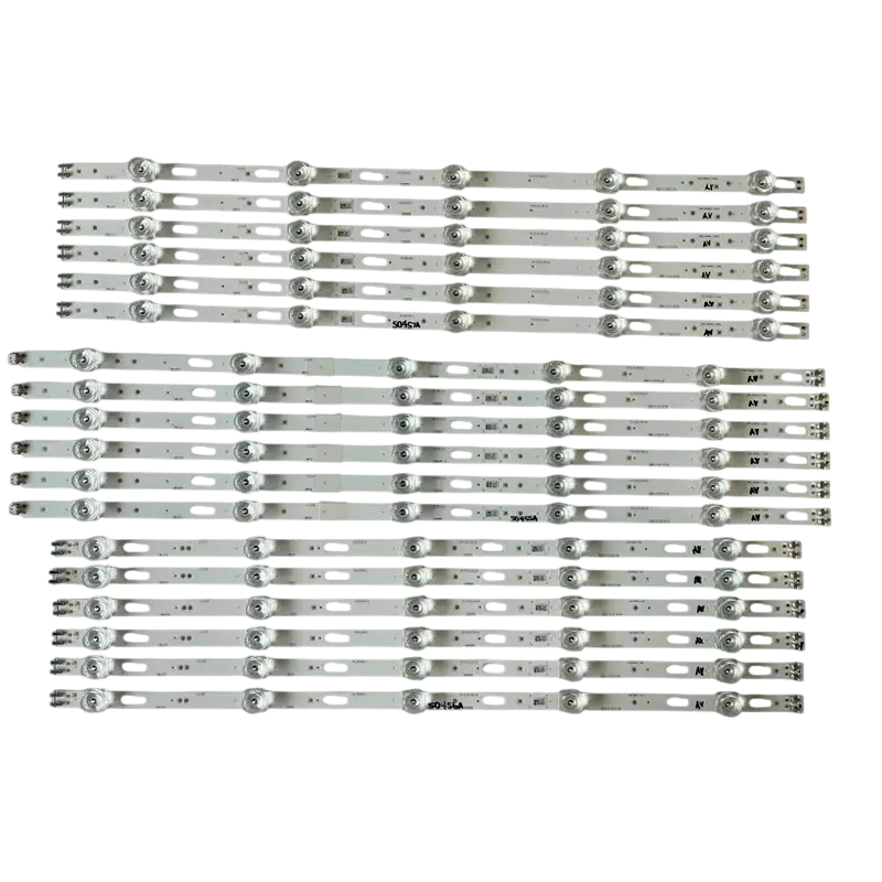 Kit de barras LED para Samsung UN82AU7000KXZL con lentes ópticos de alta eficiencia.