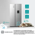Nevecon HISENSE BCD-558W con Tecnología Durable Inverter Nevecon HISENSE BCD-558W con Tecnología Inverter, bajo ruido, alta eficiencia y ahorro energético
