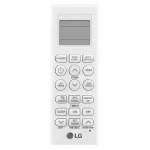 Control remoto del aire acondicionado LG DualCool con funciones avanzadas