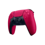 Control PS5 DualSense Rojo Cósmico - Vista en ángulo con detalles premium