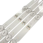 Vista frontal del Kit de barras LED 55TL50BT con distribución precisa de LEDs