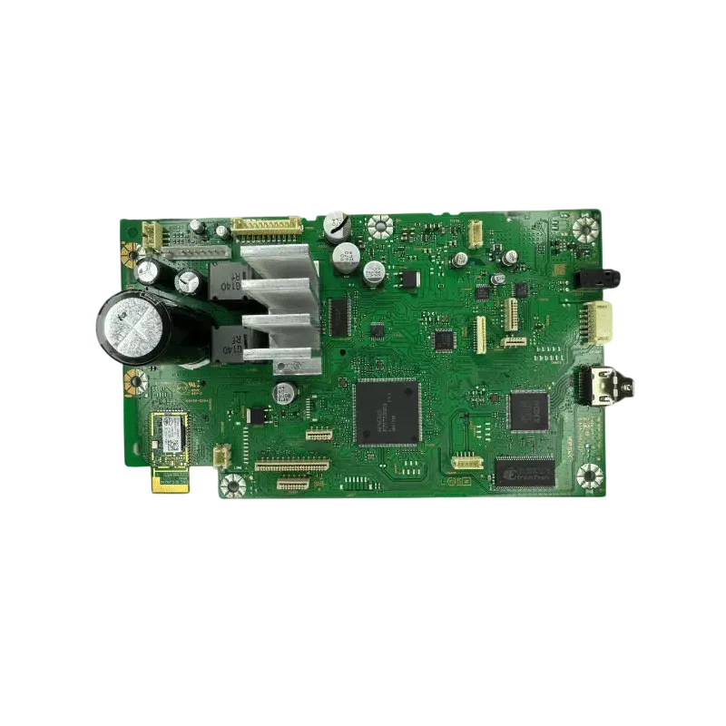 Main Board COMPL F-1340-618-9 en vista superior con circuitos y disipador de calor