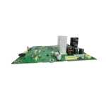 Main Board COMPL F-1340-618-9 en vista lateral mostrando capacitores y disipador