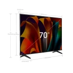 Dimensiones del televisor Hisense 70 pulgadas UHD 4K