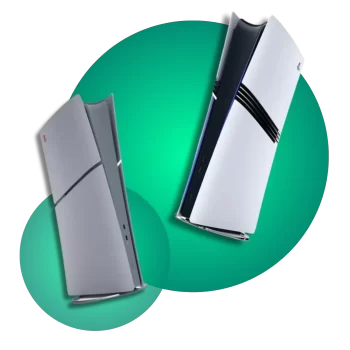 Consolas de videojuegos de última generación con diseños innovadores y alto rendimiento.