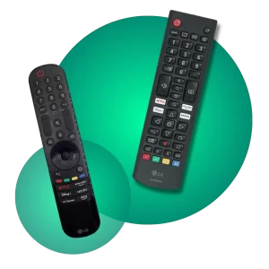 Controles para televisor
