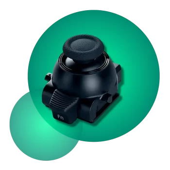 Joystick de repuesto para control de consola, diseñado para precisión y durabilidad.