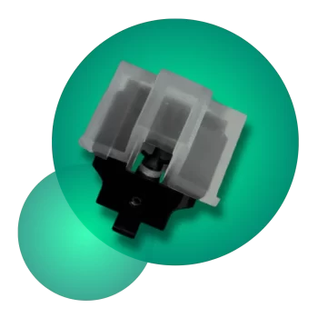 Repuesto para tocadiscos, incluye aguja y cartucho para mejor calidad de sonido.