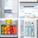 Compartimentos internos de el Nevecon Hisense RS3P428NEDA1