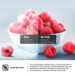 Tecnología Total No Frost en el Nevecon Hisense RS3P428NEDA