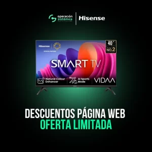 TV Hisense 40" Smart 40A4N OS VIDAA FHD