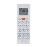 Control remoto para aire acondicionado LG O122H1 con múltiples funciones y pantalla LCD