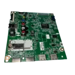 Mainboard BPR Total Assembly EBU65672502 con conectores HDMI, AV, USB y LAN, ideal para televisores Smart TV LG.