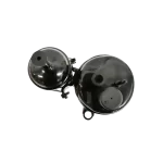 Parte superior del compresor rotativo inverter Midea KSK103D33UEZ3 con conexiones metálicas Vista superior del compresor Midea KSK103D33UEZ3 con puertos de conexión sellados