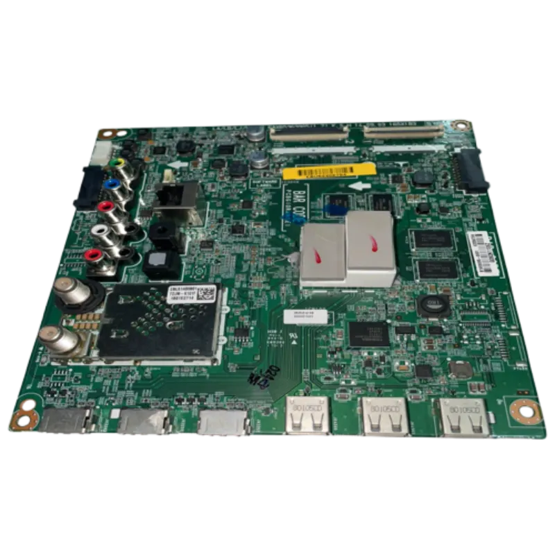 Placa Mainboard BPR Total Assembly SVC EBU62356704 con puertos HDMI, USB y conectores AV, ideal para restaurar televisores LG Smart TV.