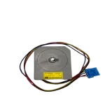 Motor DC Original LG EAU63103012 con cableado multicolor y conector azul para refrigeradores.