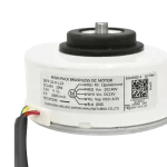 Etiqueta técnica del motor blower Midea 11002015006201 modelo ZKFP-20-8-113