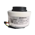 Etiqueta técnica motor blower Midea 11002015014771 ZKFP-58-8-1-10 con diagrama de conexión