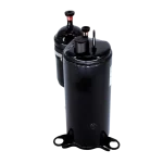 Parte trasera del compresor Midea KSN140D58UFZ Vista posterior del compresor inverter DC Midea KSN140D58UFZ sin etiqueta visible