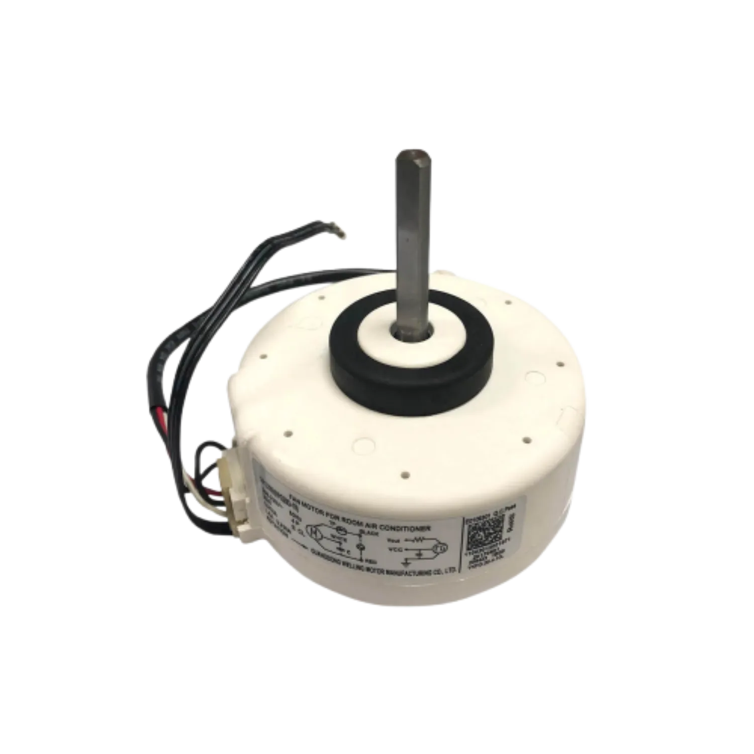 Vista frontal del Motor Blower 11002012001871 para unidad interior de aire acondicionado