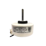 Etiqueta técnica del motor blower 11002012001871 con especificaciones visibles