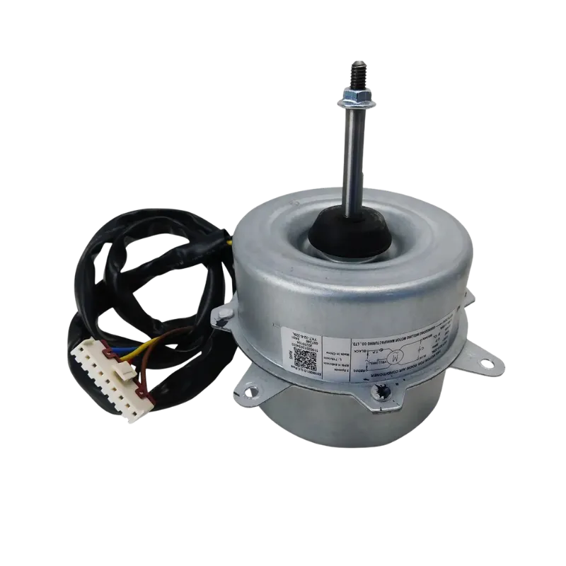 Vista general del Motor 11002012034033L para unidad exterior Motor Blower outdoor 11002012034033, vista general y conectores