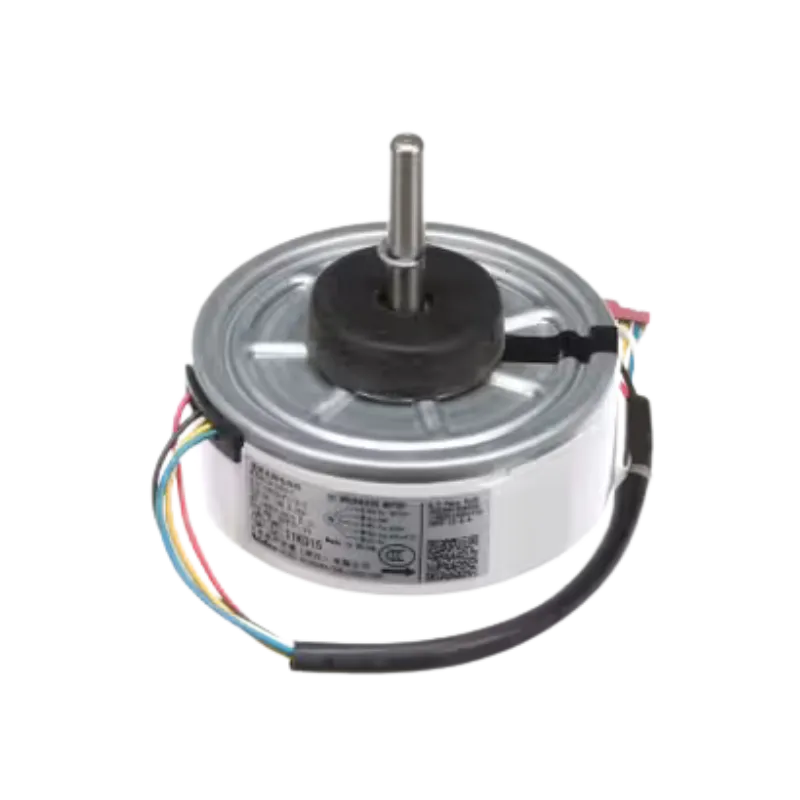 Motor Blower 11002015000150 midea detalle de etiqueta y cableado inferior