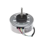 Motor Blower 11002015000150 vista oblicua con etiqueta y cables expuestos