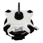 Motor Blower 11002015000325 para aire acondicionado, parte superior con eje expuesto