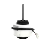 Motor Blower Midea 11002015008646 con eje visible y carcasa cilíndrica blanca