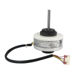 Motor Blower 11002015011867 ZKFP-30-8-3-10 Midea vista lateral con etiquetas visibles